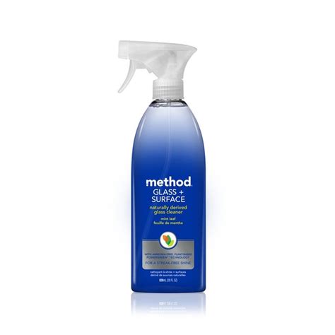 Method Glass Surface Cleaner Mint Leaf 28 Oz Delivery Or Pickup Near Me Instacart