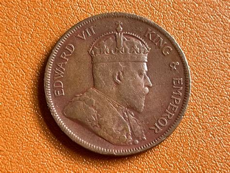 1904 Straits Settlement King Edward VII 1 Cent Copper Coin Hobbies