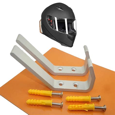 Buy 2set Helmet Holder Rack Motorcycle Helmet Holder Hook Wall Ed