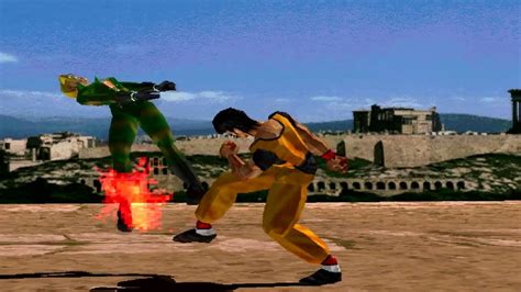 Tekken 2 Ps1 Arcade Mode Law Youtube