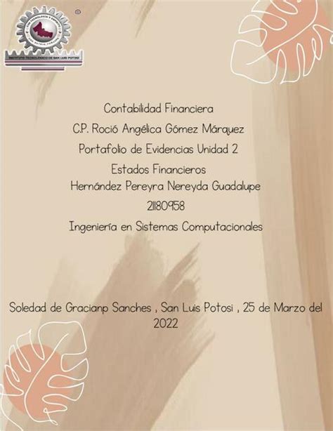 Contabilidad Financiera Nereyda Hern Ndez Udocz