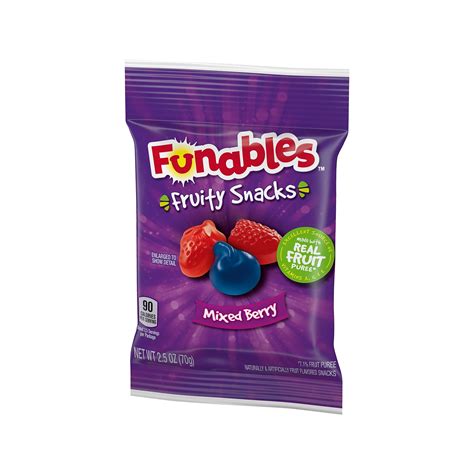 Ferrara Funables Gluten Free Mixed Berry Fruit Snacks 2 5 Oz 48 Carton Fer05475