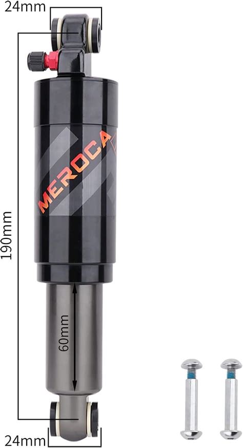 MEROCA Air Pressure Rear Shock Absorber For Mountain Bike Folding Bike