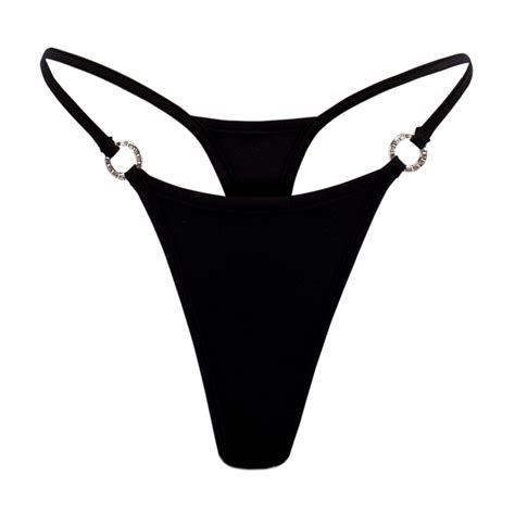 Bikini Perizoma Nero Fondo Micro Costume Da Bagno Colori Etsy