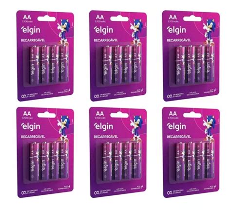 Pilhas Recarreg Vel Aa Mah Blister C Elgin Original