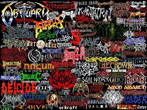 Metal Band Logo Wallpapers Wallpaper Cave