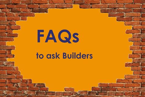 Builders Frequently Asked Questions Cheslyn Building Contractors