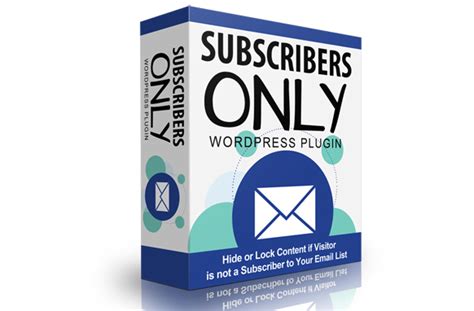 Subscribers Only Wordpress Plugin Plr Database