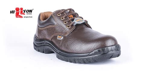 Buy Hillson Argo Leather Steel Toe Safety Shoes Brown Online At Best Rates In India Landt Sufin