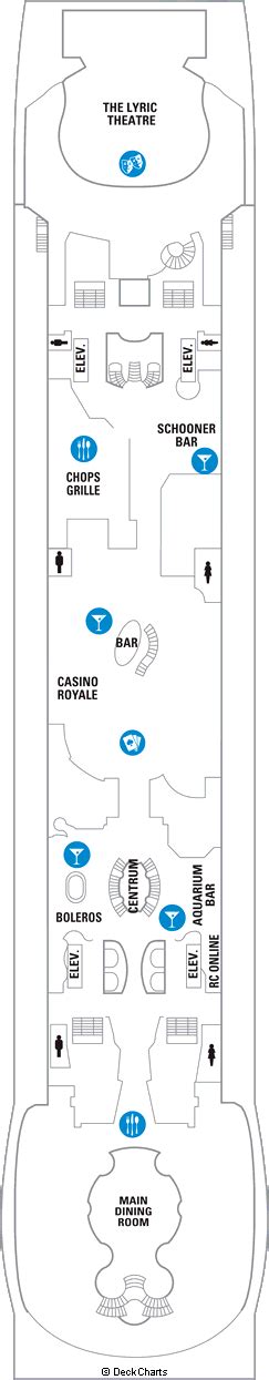 Royal Caribbean Adventure Of The Seas Deck Plans Ship Layout