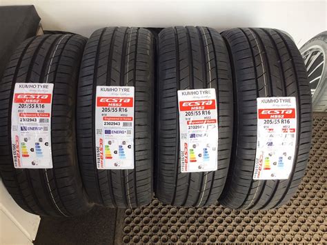 4 X 205 55 R16 Kumho Ecsta Hs52 91v 205 55 16 Amazing A Wet Grip 4