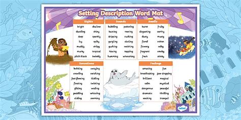 Lower Ks2 Setting Description Word Mat Teacher Made