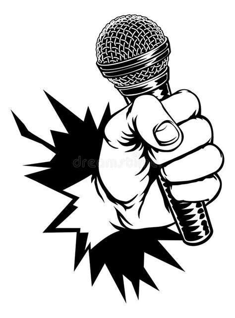 Hand Holding Microphone Free Stock Photos Stockfreeimages