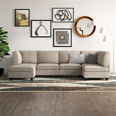 Roeder Piece Upholstered Sectional W Buybuyfurniture