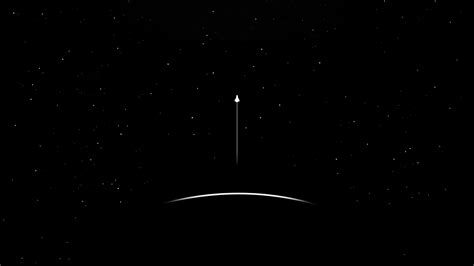 simple, minimalism, simple background, black background, space, HD ...