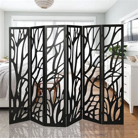 Buy ECOMEX 6 Panel Cutout Room Divider 5 6 Ft Tall Privacy Screen Room