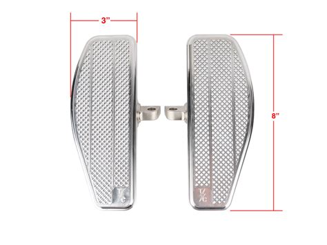 Thrashin Supply Mini Rider Floorboards Chrome Fits Front On Softail