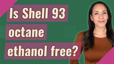 Is Shell 93 Octane Ethanol Free Youtube