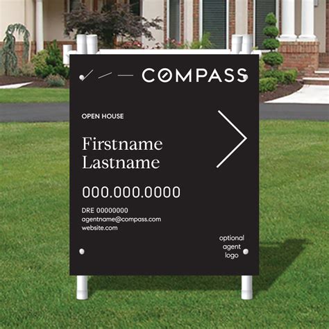 Open House Signs For Compass Dee Sign®