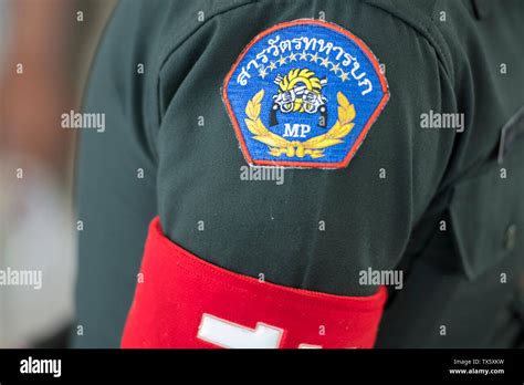 Thai Military Uniform Stock Photo Alamy