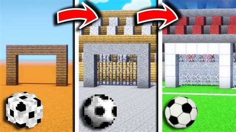 De Estadio De Futbol Noob A Estadio De Futbol Pro En Minecraft Con