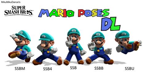 Mmd Poses Mario Ssbs Poses Dl By Denisfazbearartist On Deviantart