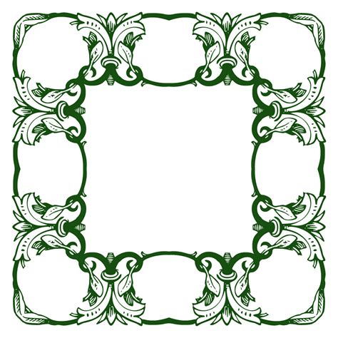 Download Frame Border Flowers Royalty Free Stock Illustration Image