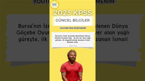 Kpssde Çikabİlecek GÜncel Bİlgİler 4 2023 Kpss Lİsans 2022 Kpss