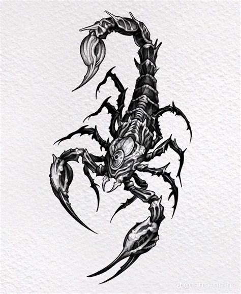 Scorpion Tattoo Tatuagem De Escorpião Tatuagens Assustadoras Tatuagens Aleatórias