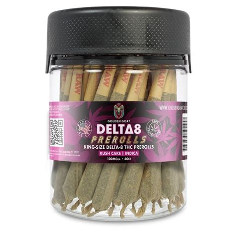 Golden Goat Delta 8 Pre Rolls Doobie Vaperanger Wholesale