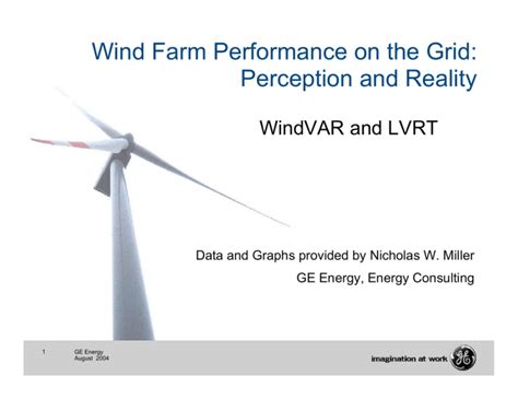 Wind Performance On The Grid