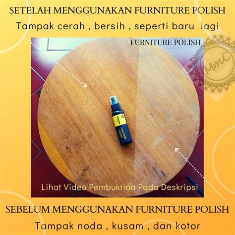 Jual Furniture Polish Kayu Pembersih Jamur Noda Pengkilap Natural Look