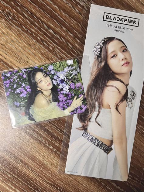 Blackpink The Album Japanese Ver Jisoo Photocard And Bookmark Ticket