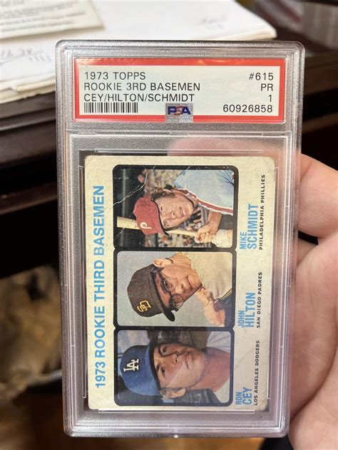 Topps Mike Schmidt Ron Cey Phillies Rookie Rc Hof Psa Ebay