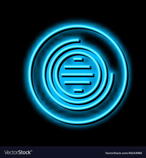 Led Lighting Neon Glow Icon Royalty Free Vector Image