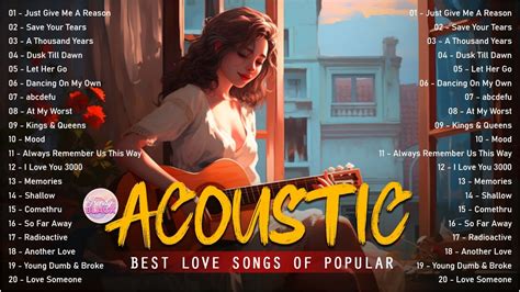 Chill English Acoustic Love Songs Cover Playlist Soft Acoustic