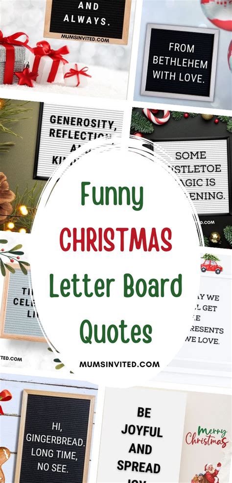 Christmas Letter Board Quotes And Ideas Mums Invited