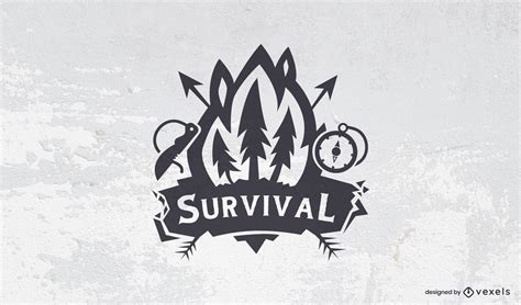Survival Logo Template Vector Download