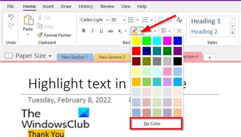 Comment Mettre En Surbrillance Du Texte Et Des Notes Dans Onenote