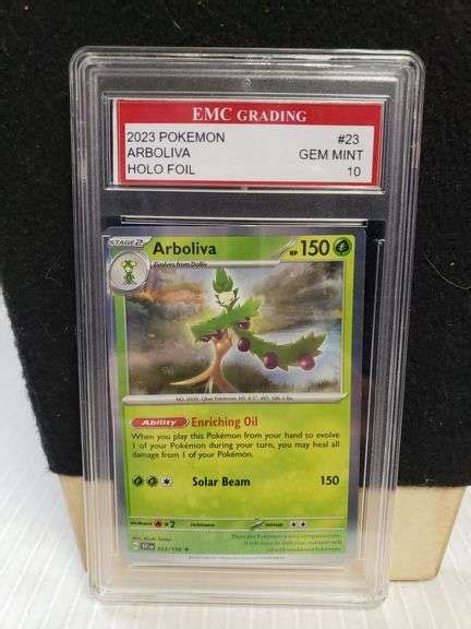 2023 Pokémon Arboliva Holo Foil Graded Collectors Card Trice Auctions