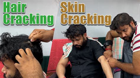 Loud Hair Cracking Head Massage In His New Salon Indian Massage Youtube