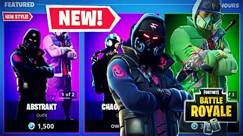 New Abstrakt Skin Style Is Here New Fortnite Item Shop Youtube