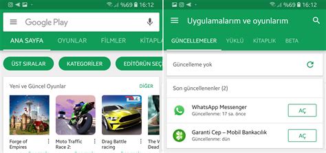 Android uygulama güncelleme nasıl kapatılır Google Play güncelleme