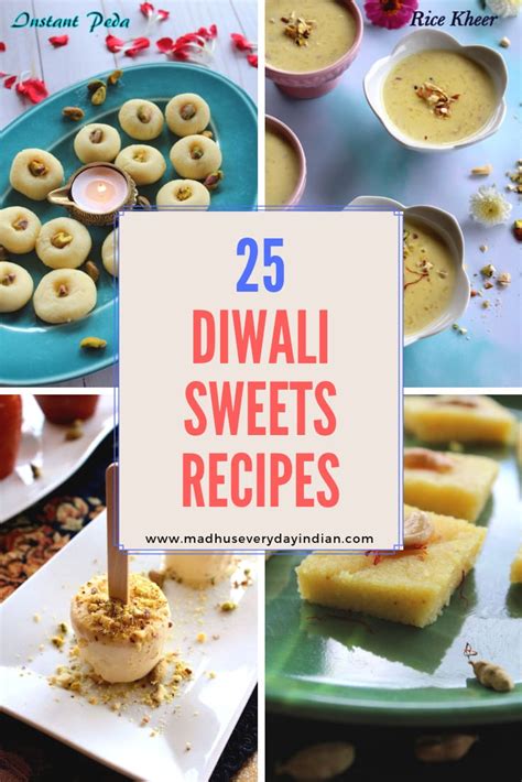 diwali sweets recipes deepavali sweets recipes - Madhu's Everyday Indian