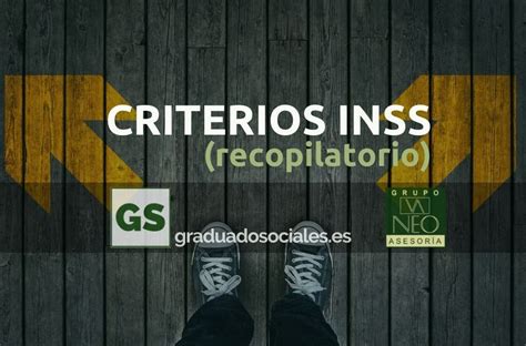 Criterios De Gesti N Inss Recopilatorio