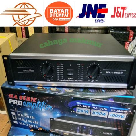 Jual Power Amplifier Megavox Ma Original Shopee Indonesia