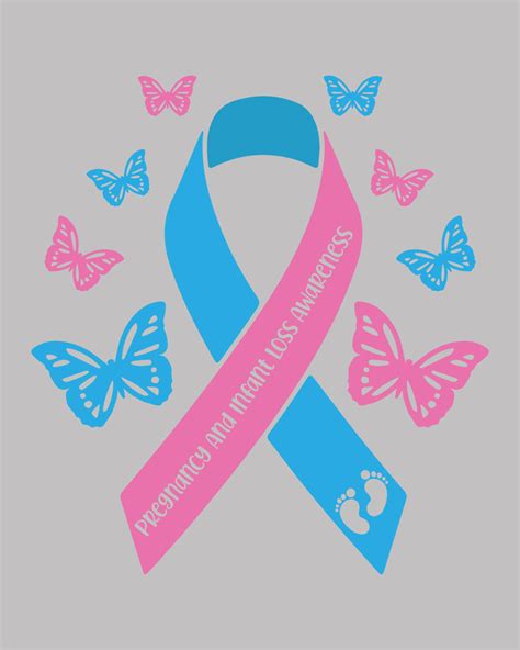 Pregnancy And Infant Loss Awareness Dtf Transfer Super Custom Tees