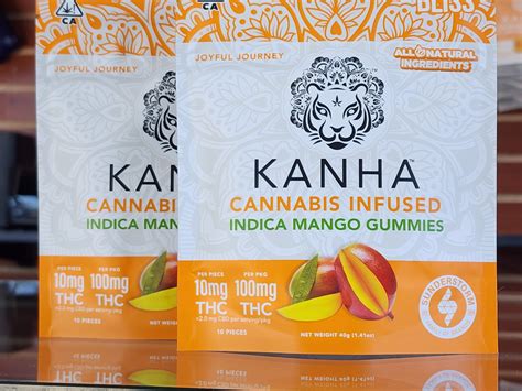 Kanha Mango Gummies 100mg Thc Kure Wellness Medical Dispensary