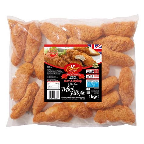 Halal Frozen Hot And Spicy Chicken Breast Mini Fillets Breaded Buy