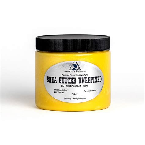 Shea Butter Unrefined Yellow Organic Raw Cold Pressed Grade A Ghana 64